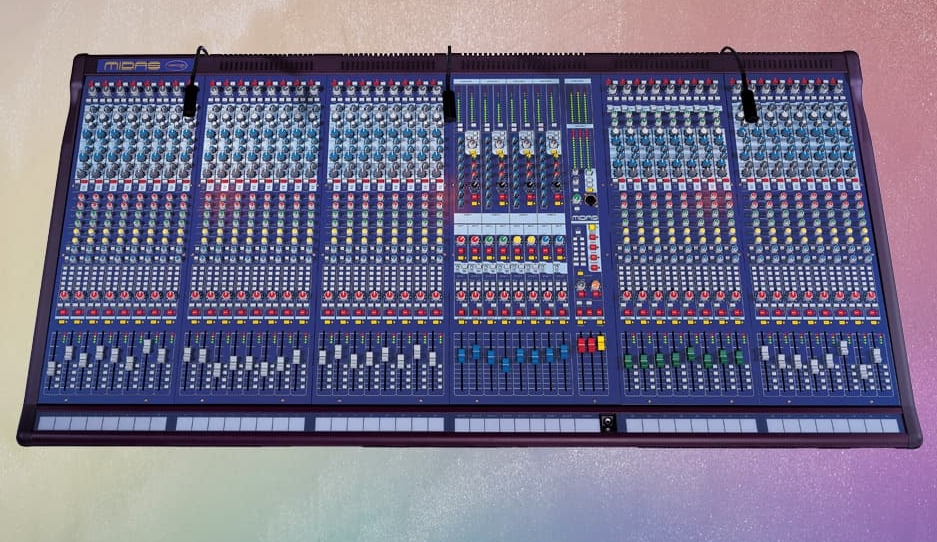MIDAS Verona recording console at SongCoop Studio